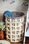 straw laundry basket from factory