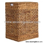 straw laundry basket from factory