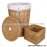 straw laundry basket from factory