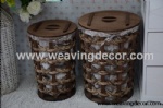 straw laundry basket from factory