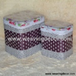 woven stool storage stool storage boxes & bins