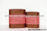 woven stool storage stool storage boxes & bins