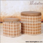 woven stool storage stool storage boxes & bins