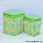 woven stool storage stool storage boxes & bins