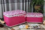 woven stool storage stool storage boxes & bins