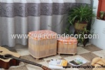 woven stool storage stool storage boxes & bins