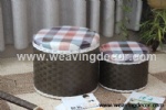 woven stool storage stool storage boxes & bins