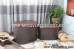 woven stool storage stool storage boxes & bins