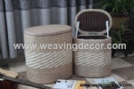 woven stool storage stool storage boxes & bins