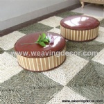 woven stool storage stool storage boxes & bins