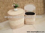 woven stool storage stool storage boxes & bins