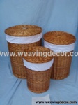 wicker laundry basket from factory