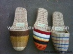 Wholesale Handmade straw slipper mat slipper for summer