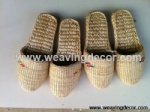 Wholesale Handmade straw slipper mat slipper for summer