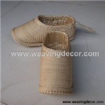 Wholesale Handmade straw slipper mat slipper for summer