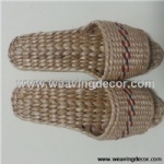 Wholesale Handmade straw slipper mat slipper for summer