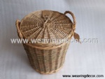 wicker laundry basket for wholesale