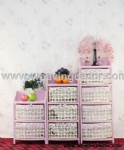 wooden storage cabinet wood cabinet with wicker baskets for home decor