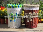 white wicker laundry basket for wholesale