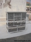 wooden storage cabinet wood cabinet with wicker baskets for home decor