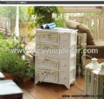 wooden storage cabinet wood cabinet with wicker baskets for home decor