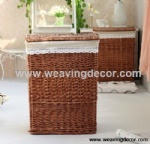 natural wicker laundry basket for wholesale