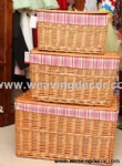 Cheap wicker storage basket wicker basket hamper fruit bread basket decoration