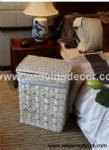 natural wicker laundry hamper for wholesale