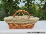 Cheap wicker storage basket wicker basket hamper fruit bread basket decoration