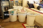 natural wicker laundry hamper for wholesale