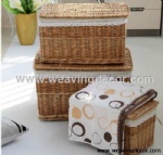 Cheap wicker storage basket wicker basket hamper fruit bread basket decoration