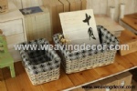 Cheap wicker storage basket wicker basket hamper fruit bread basket decoration