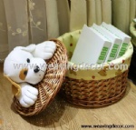 Cheap wicker storage basket wicker basket hamper fruit bread basket decoration